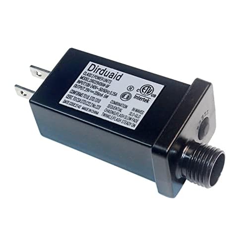 29V 6W LED Transformer Class 2 Power Supply, IP44 LED Controller Waterproof Low Voltage Transformer US Plug for Christmas Light, String Light Indoor Outdoor Use 29V 6W