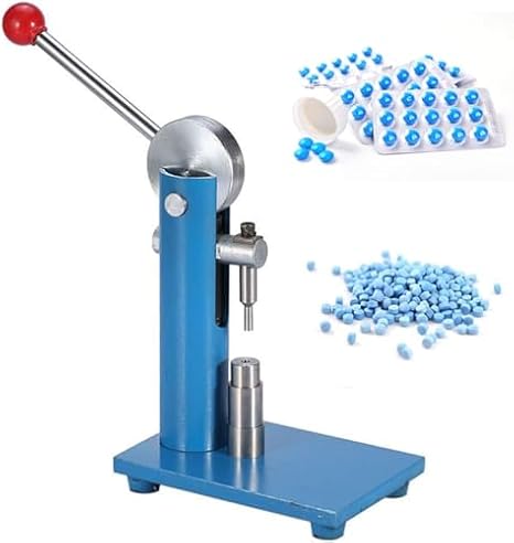 Hand Tablet Press Machine - Pill Punching Tool for DIY Pill Making, Stainless Steel Tableting Tool for Home Kitchen