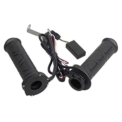 NTHREEAUTO Universal 78 Heated Grips Motorcycle Handlebar Grip Compatible with Harley Honda Kawasaki Yamaha Dirt Bike ATV