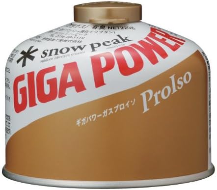Snow Peak Gigapower Fuel 250 Gold, High Performance Four Season Blend Works in All Conditions, Stows Conveniently Within Trek 900 and Trek 1440 Pots