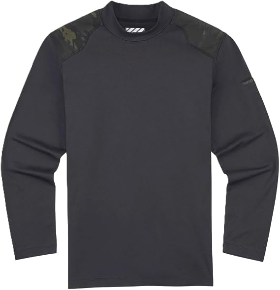 VIKTOS Men's Range Trainer Premium Cotton Tactical Jersey | Comfortable Moisture-Wicking Top, UV Protection, Reinforced Shoulders