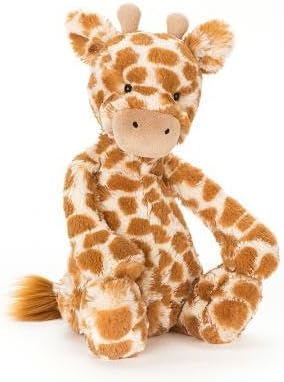 Jellycat Bashful Giraffe Medium - L: 9 cm x l: 12 cm x h: 31 cm