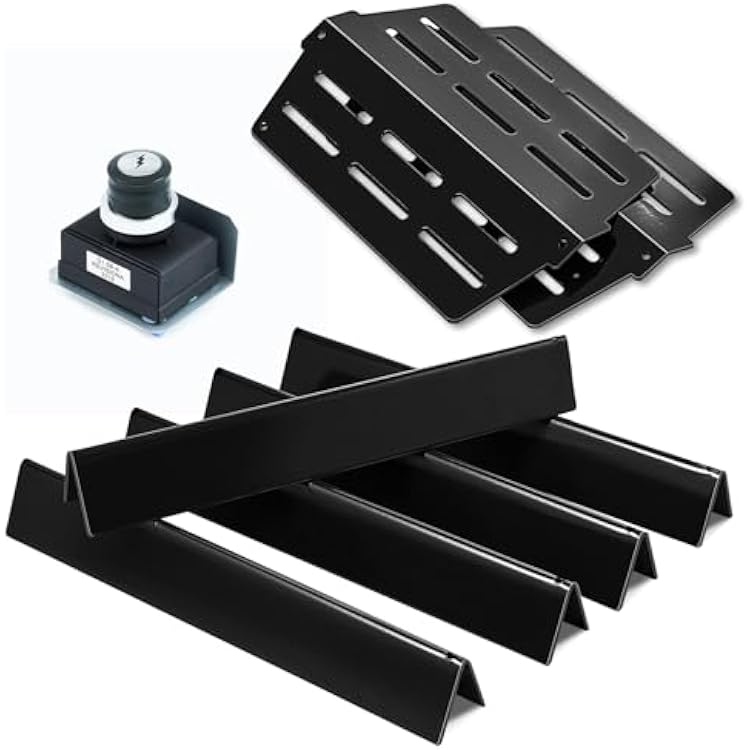 Genesis E-310 Grill Replacement Parts for Weber 7621 Flavorizer Bars 65505 Heat Deflector 7628 7629 Igniter Genesis 300 Series E310 S-330 E330 S310 EP310 S330 330 310 E-320 EP 330 Grill Parts