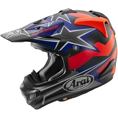 Arai Helmets VX-Pro4 Stars Stripe Helmet Large, Black Frost