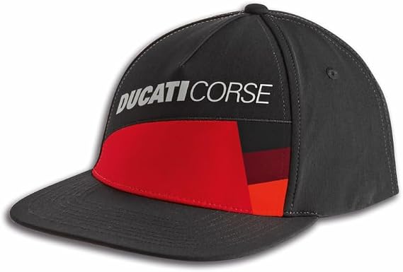 Ducati DC Sport Flat Cap Red