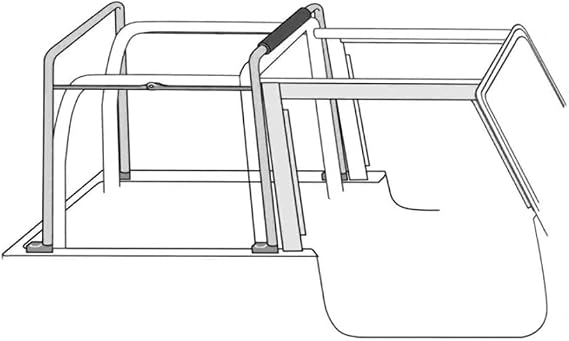 RAMPAGE PRODUCTS Soft Top Hardware for Jeep Wrangler YJ | Black | 69999 | Fits 1987-1995 Jeep Wrangler YJ