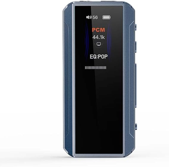 FiiO LDAC, aptX Adaptif, aptX HD, AAC ile BTR13 Bluetooth Kulaklık Amplifikatörü (Çift CS43131 3.5mm Dengesiz ve 4.4mm Dengeli Çıkış) (Mavi)