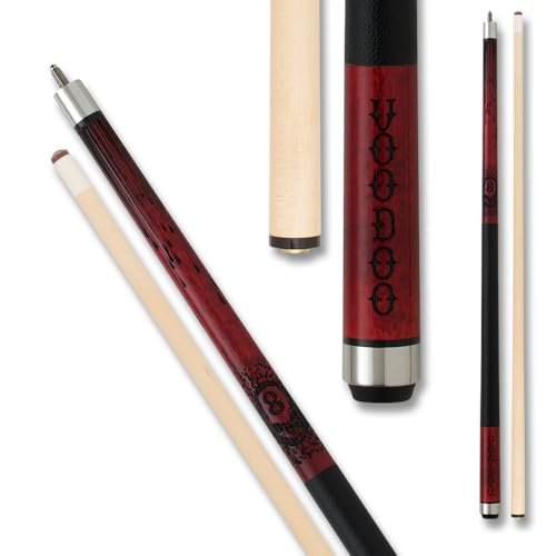 VOODOO Billiards Pool Cue Stick - Blood - Black Magic