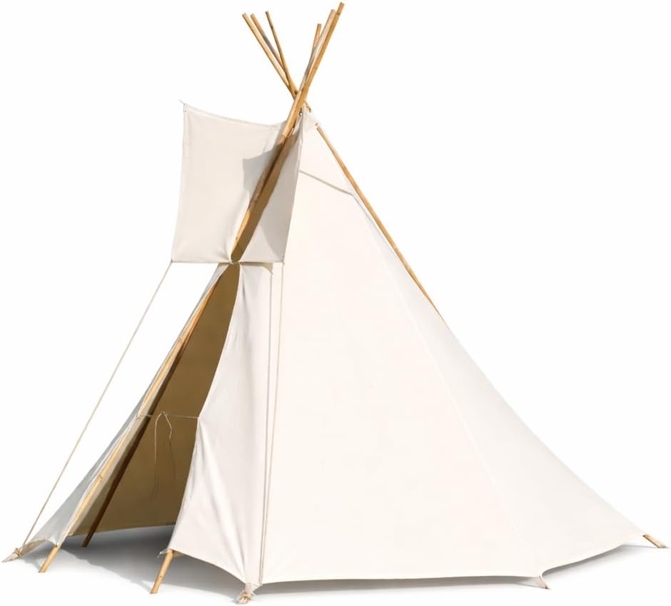 Kinder Tipi Kinderzelt Indianer Spielzelt Spielhaus Zelt Tipi Zelt Naturfarben Baumwolle