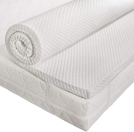 Mandeep Visco Sleeping Pad 7 cm Visco Mattress Pad Mattress Protective Mattress mattress (90 x 190)