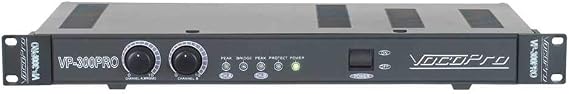 VocoPro VP-300 PRO Single Space 300W Professional Power Amplifier