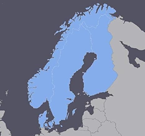 Nordic Scandinavia GPS Map for Garmin Devices