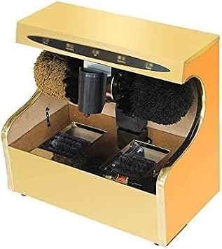 Shoe Polisher Fully Automatic, Electric Shoe Polisher, Automatic Induction Machine for Polishing Machine, Shoe Polisher, Portable ishing Machine, Shoe Polisher, Portable Leather Shoe Polish Kit(Yellow