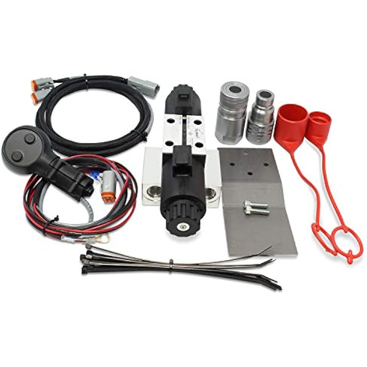Summit Hydraulics Universal Hydraulic Third Function Valve Kit wJoystick Handle & Bracket 15 GPM
