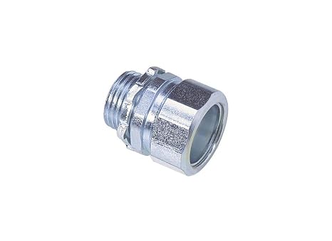 Gam-Pak Products Sigma Electric ProConnex 3/4 in. Dia. Zinc-Plated Steel Compression Connector for Rigid/IMC 1 pk