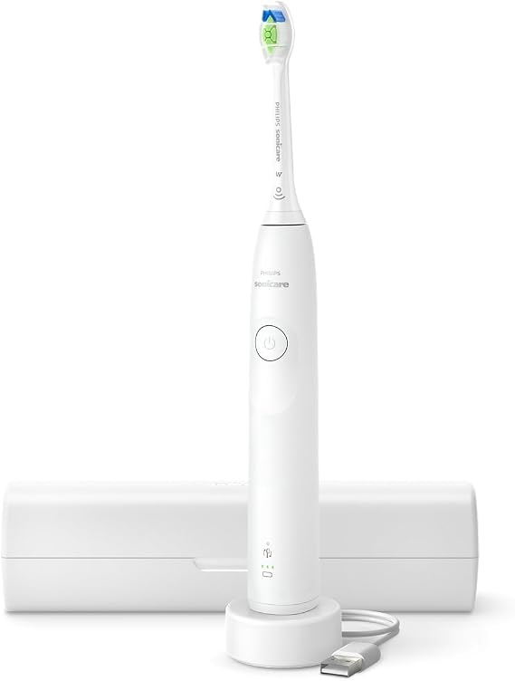 Toothbrush - PHILIPS - HX7108/03 - Sonicare - 5300 Series - White - The Citrus