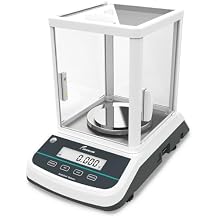 JOANLAB Analytical Balance 500g x 1mg Scale High Precision 0.001g Accuracy Digital Lab Scale for Laboratory Pharmacy Jewelry w/Front & Rear Display