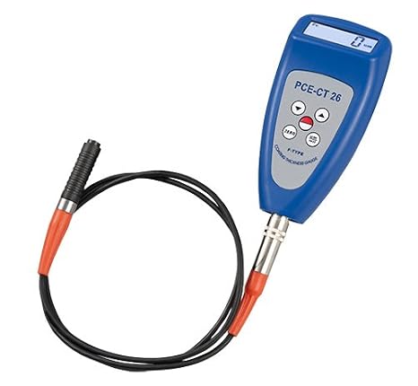 PCE Instruments PCE-CT 26 Thickness Gauge, for Coating Thickness Measurement on Metal Surfaces, Includes External Sensor, Along with High Accuracy and Easy-to-Use Interface