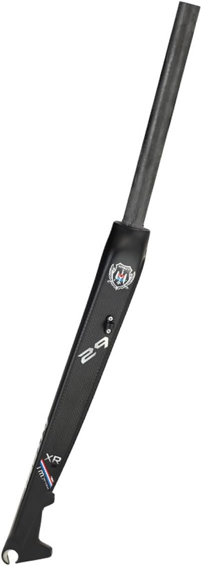 26" 27.5" 29" Ultralight Carbon Fiber Rigid Fork Mountain Bikes Fork 9 * 100mm Quick Release Bikes Front Fork 1-1/8''Straight Disc Brake Bike Hard Fork(26in)