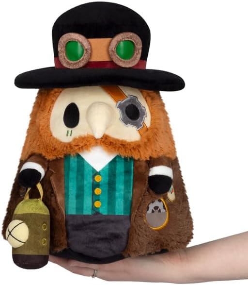 Squishable - Mini Steampunk Plague Doctor - The Mysterious Doctor Plague Collection - 11 in - Soft Toy Collectible Stuffed Animal