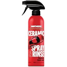 Mothers California Gold Ceramic Spray & Rinse, 16 oz. Water-Activated Touchless Ceramic Coating, Spray On Hose Off, Super-Hydrophobic, Drying Aid, Booster, SiO2 Protection (05646)