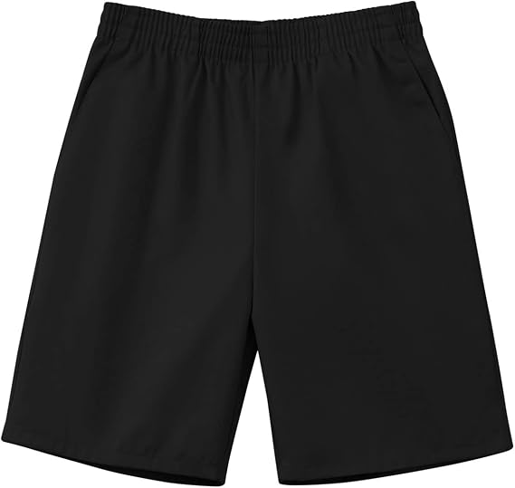Classroom Uniforms Pull On Shorts for Boys & Girls With Elastic Waistband 52132, 12, Khaki