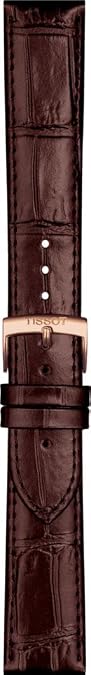 T852043014 20mm Lug Brown Leather Strap