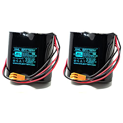 2 Pack 6v 3000mah BR-CCF2TH 6V GE Fanuc A06 Series A06B-0073-K001 A06B0073K001