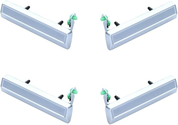 CL6653 > 4 pcs Front (2 x Left & 2 x Right) Outside Exterior Outer Door Door Handles -Chrome- Compatible with for Caprice Impala ~80-1990 Blazer 4Dr 1991-1994