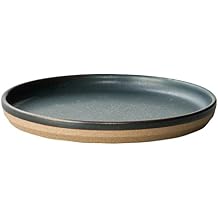 KINTO CLK-151 29536 Plate, 6.3 inches 160 mm, Black, Microwave and Dishwasher Safe