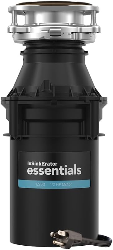INSINKERATOR ES50 W/C, 1/2 HP Continuous Feed Garbage Disposal with Cord