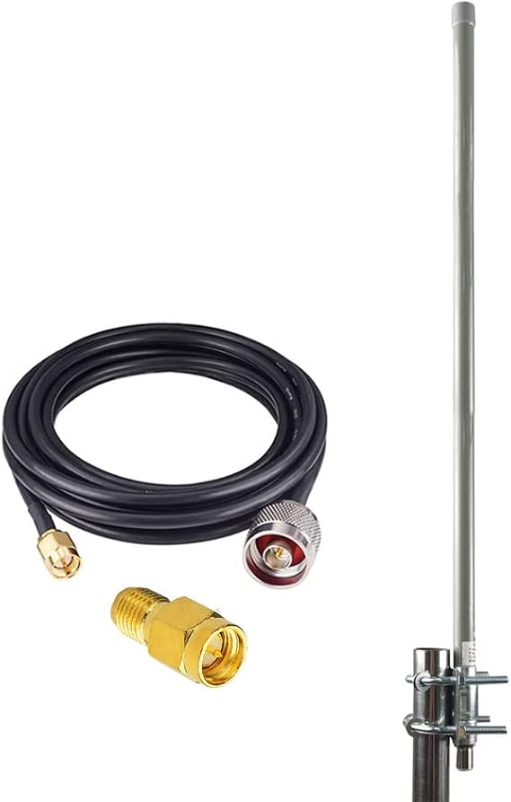 915mhz LoRa Antenna/meshtastic Antennas for meshtastic Devices LORA32 Module, Antennas for Helium HNT Miner Hotspot LoraWan with 10dbi 16.5ft RP-SMA SMA Cable