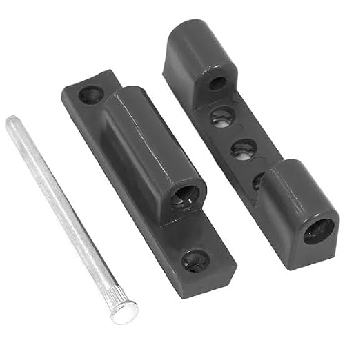 PVC Kapı Menteşesi, Antrasit Renk, 90 mm, Pimapen Uyumlu