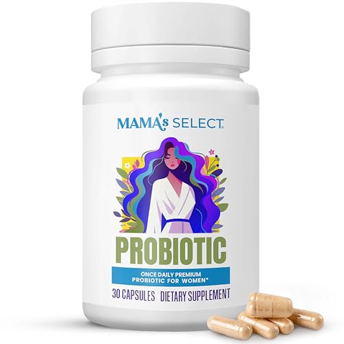 Mamas Select Prenatal Probiotics for Pregnant Women Pregnancy, Postnatal & Postpartum Support Aids Lactation, Breastfeeding, Digestion, Morning Sickness, Baby Microbiome 30 Capsules