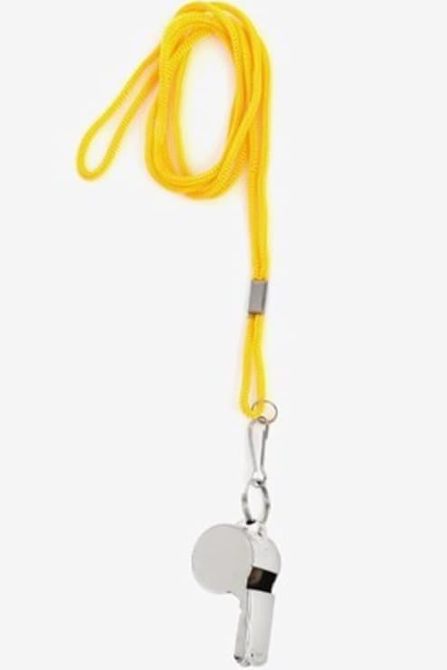 Metal String Referee and Earthquake Whistle Single 1410