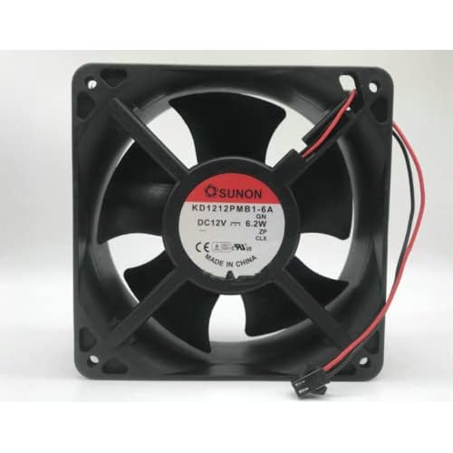 KD1212PMB1-6A SUNON 12012038mm DC12V 6.2W 12CM 2-Wire Cooling Fan