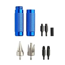 Burstfire Case Prep Tool Set w/Ultimate Case Reamer - 6 Case prep bits + Handle + Free Case