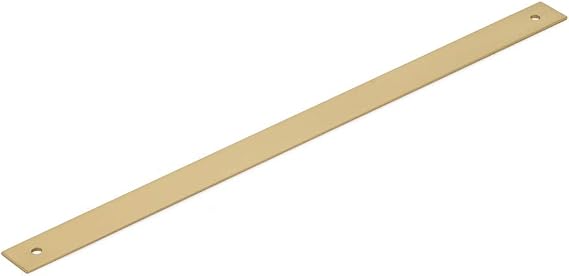 Schaub Pub House Collection 12 in. (305mm) Appliance Pull Backplate, Signature Satin Brass - 5112B-SSB