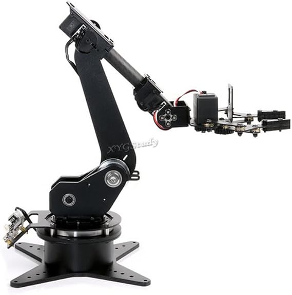 High-Torque Serial Bus Servo Desktop Robotic Arm Kit for Raspberry Pi and Jetson Nano Wireless Control Based On ESP32 5-DOF Supports WiFi and UART Communication @XYGStudy (RoArm-M1)