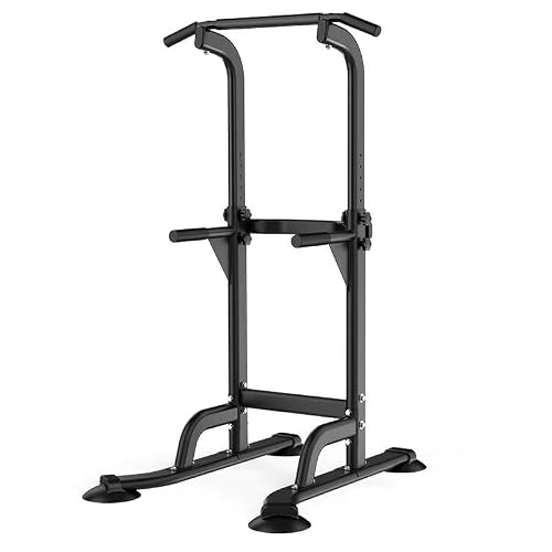 Exeo Workout Power Tower Push-Up Pull-Up Shuttle Exercise Station
