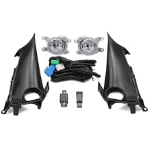 Dreamseek LED Fog Lamp Assembly & Fog light Bezel for Toyota Corolla Hatchback 2019-2022 Front Bumper Light Cover Replacement w/Wiring Switch