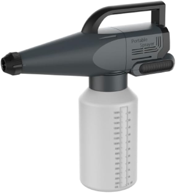 SKV Cordless Electrostatic Handheld Sprayer for Disinfectants and Sanitizers - Portable Battery Powered Sprayer with 1.8L Tank.