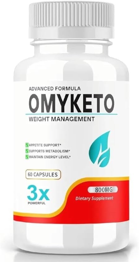 OMYKETO Capsules - Natural Weight Management - 60 Capsules - Vegan,Support for Men &amp; Women - 1 Month Supply - Fitness Hero Supplements