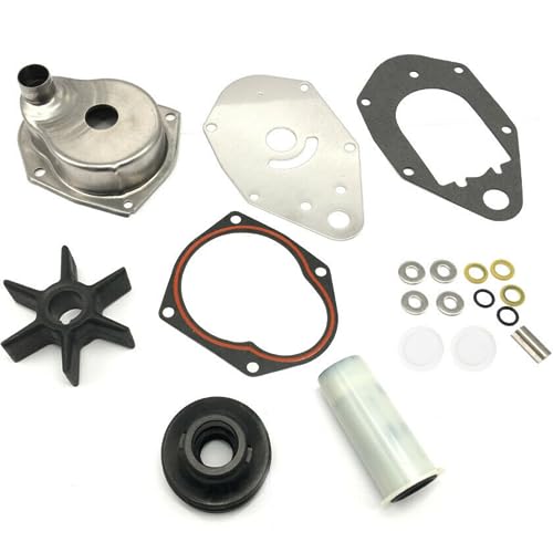 812966A12 Water Pump Impeller Kit for Mercury Marine 4 Stroke 30-60 HP Outboard Engines 46-812966A12 Sierra 18-3690