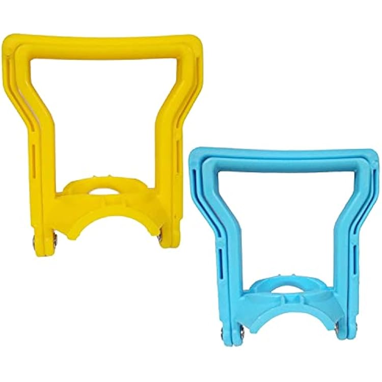 Multifunctional Advanced Ergonomic 5 Gallon Water Bottle Carrier, Fit 5 Gallon Bottle Caps, Lift with Handle Blue&Yellow