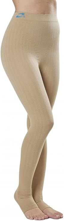 CzSalus Lipedema Lymphedema, POTS Support high Compression Leggins (K2=25-30 mmHg) - (Nude, 3XLs)