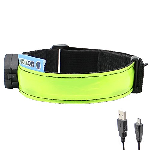 Glovion Reflective Running Gear LED Armband Rechargeable