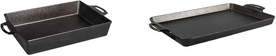 Lodge Cast Iron Casserole and Baking Pan Bundle