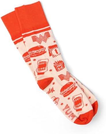 Whataburger Collage Sock