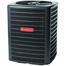 Goodman 3 Ton 13.4 SEER2 R32 Air Conditioner Condenser, Model GLXS3B3610, Black